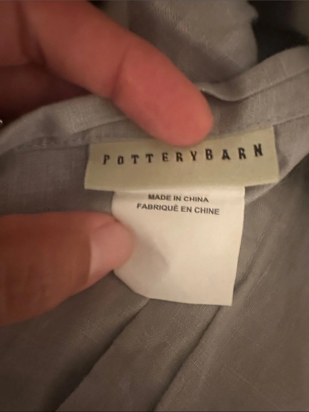 Pottery Barn Linen Euro Ruffle Sham Set of 3